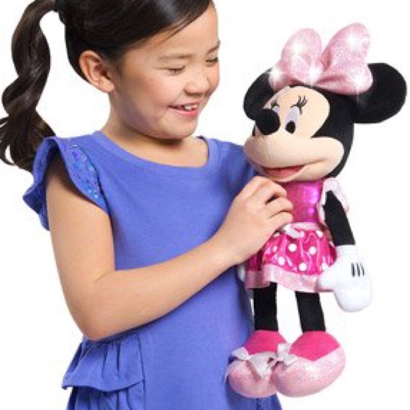 Just Play Tickled Pink Minnie Mouse Interactive Plush - Picture 1 of 12